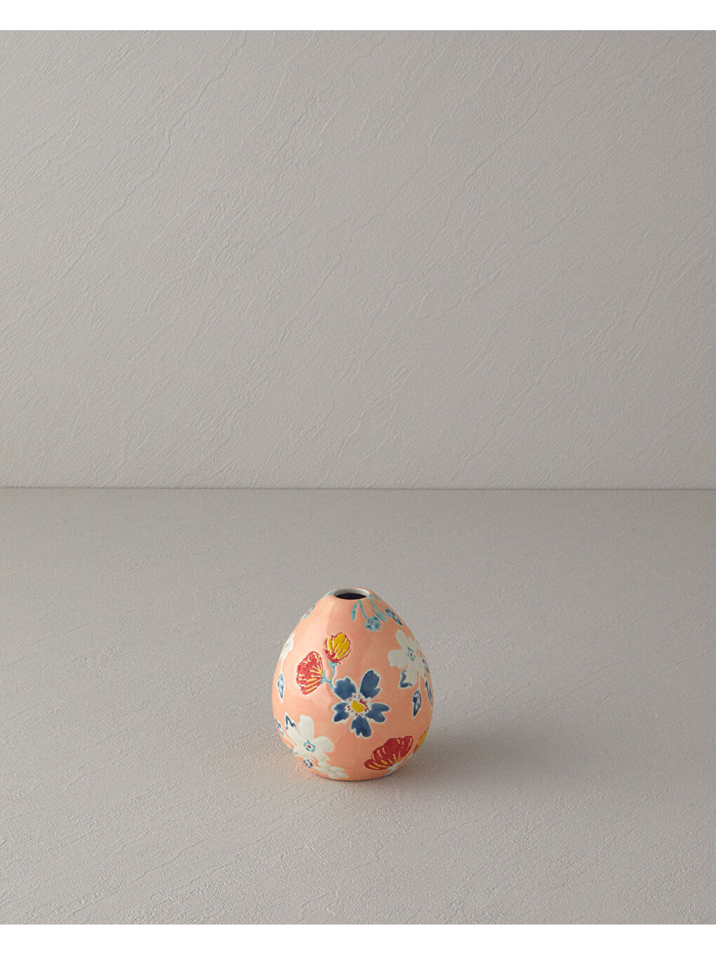 Pembe Flowers Stoneware Vazo Pudra-1