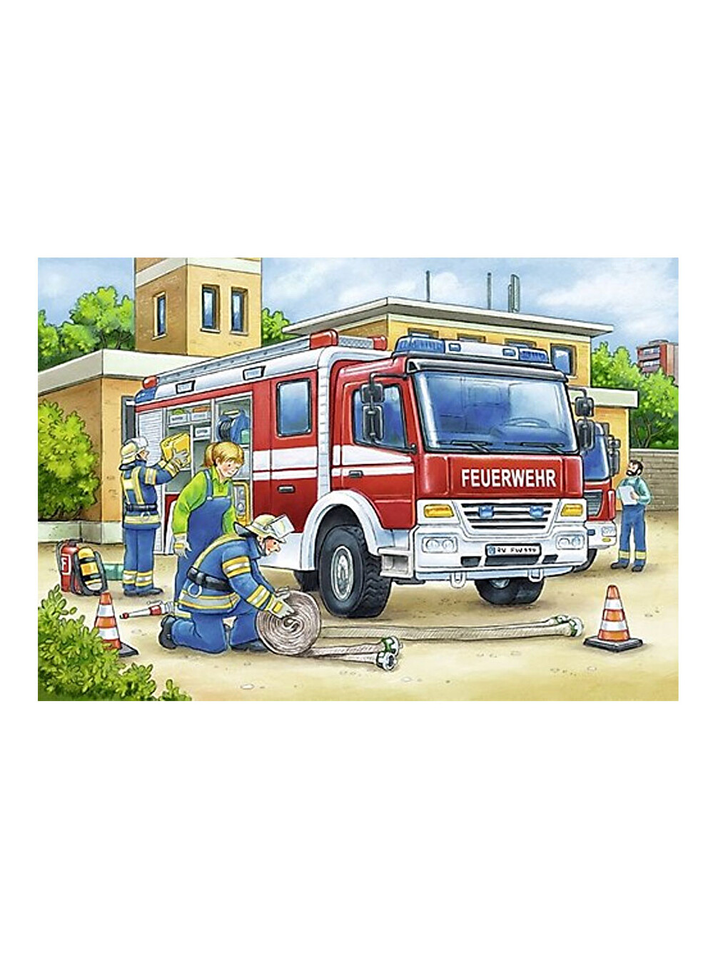 2x12 Puzzle Polis Ve İtfaiye Rpk075744-1