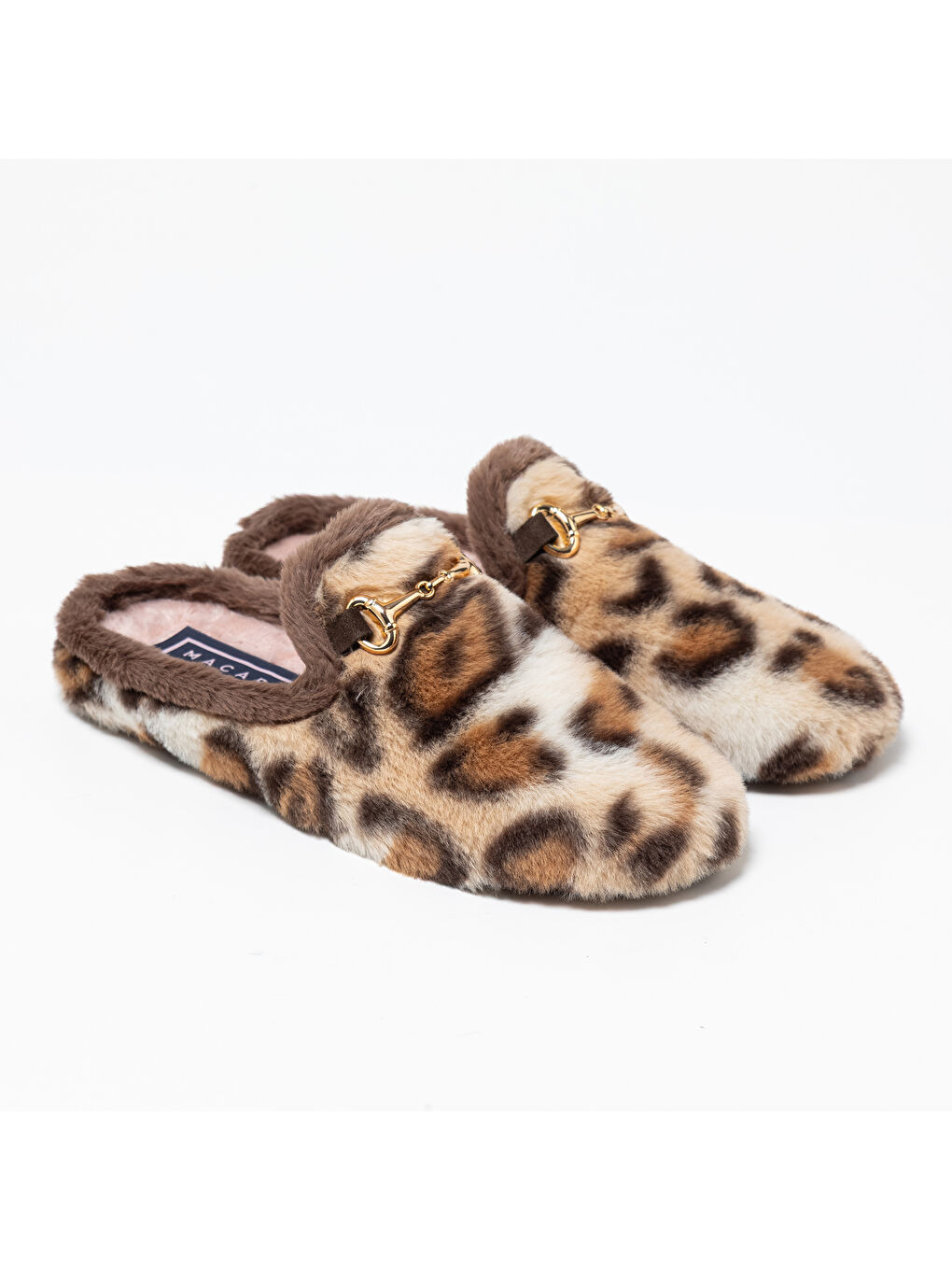 Karışık Kadın Ev Terliği ANAI146-MK LEOPARDO Camel-2