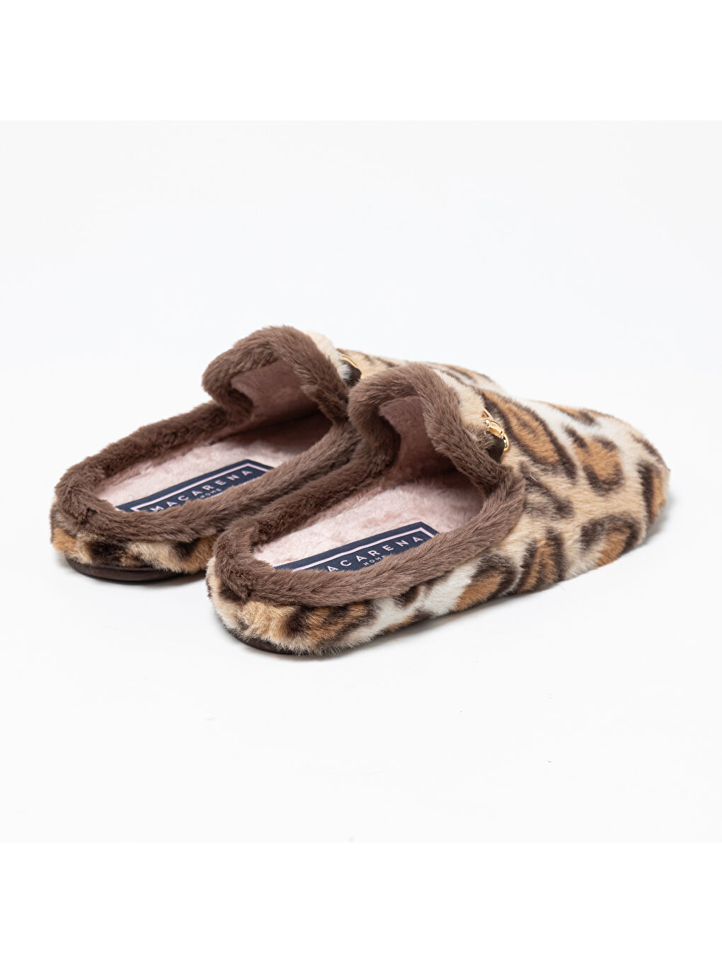 Karışık Kadın Ev Terliği ANAI146-MK LEOPARDO Camel-3