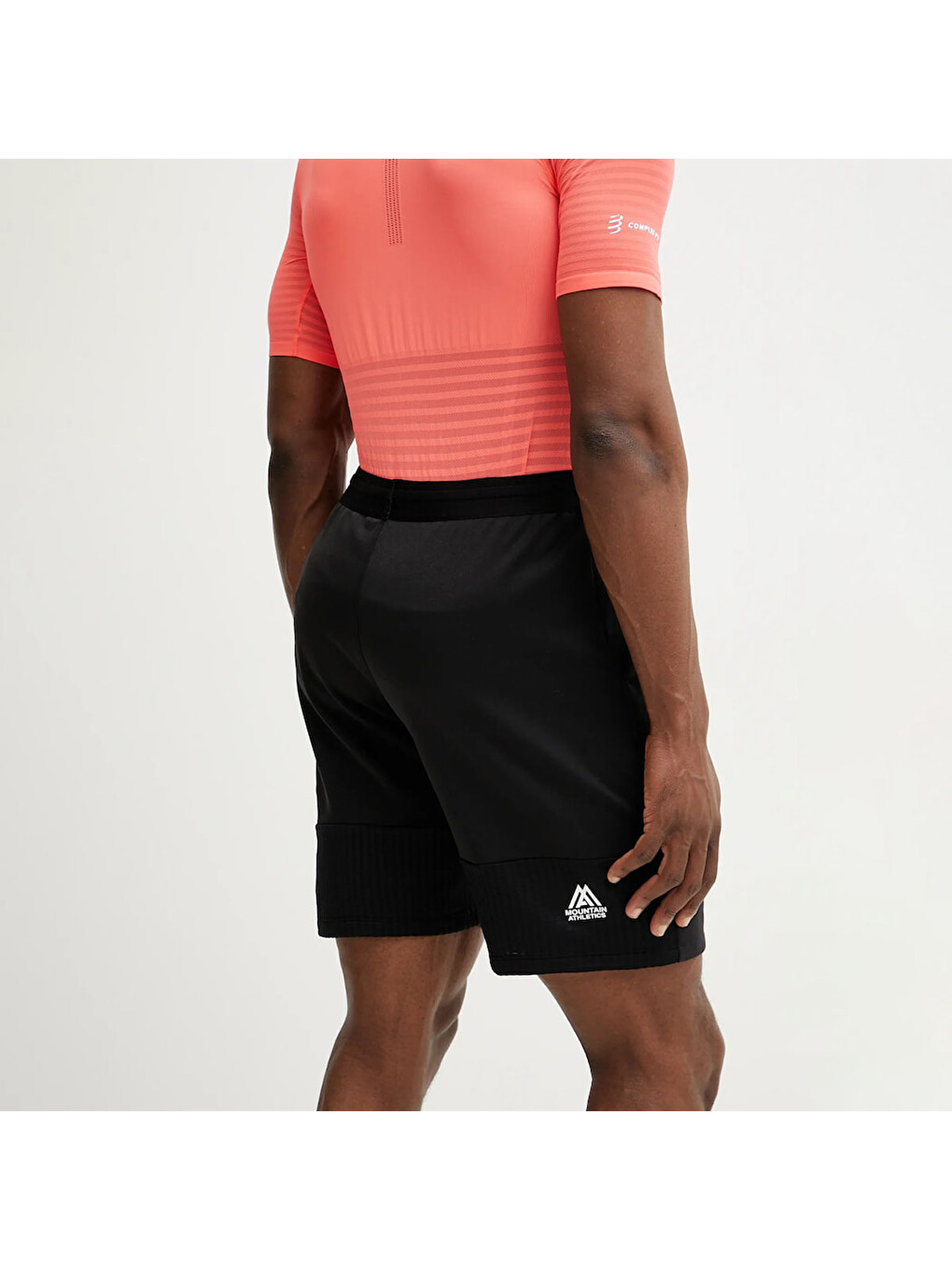 Mountain Athletics Fleece Erkek Siyah Şort-1