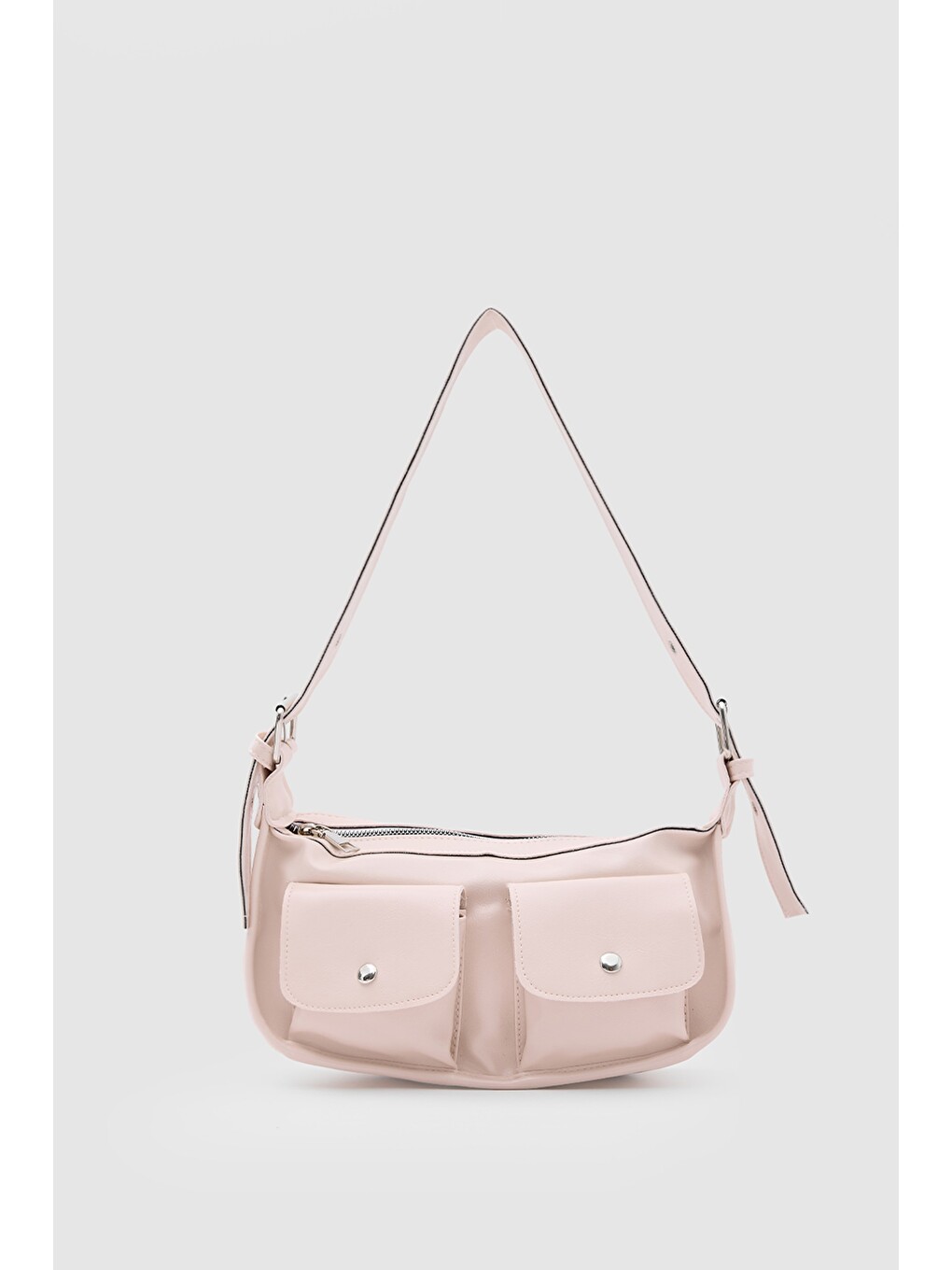 Diana Vintage Baget Çanta Pudra Pembe