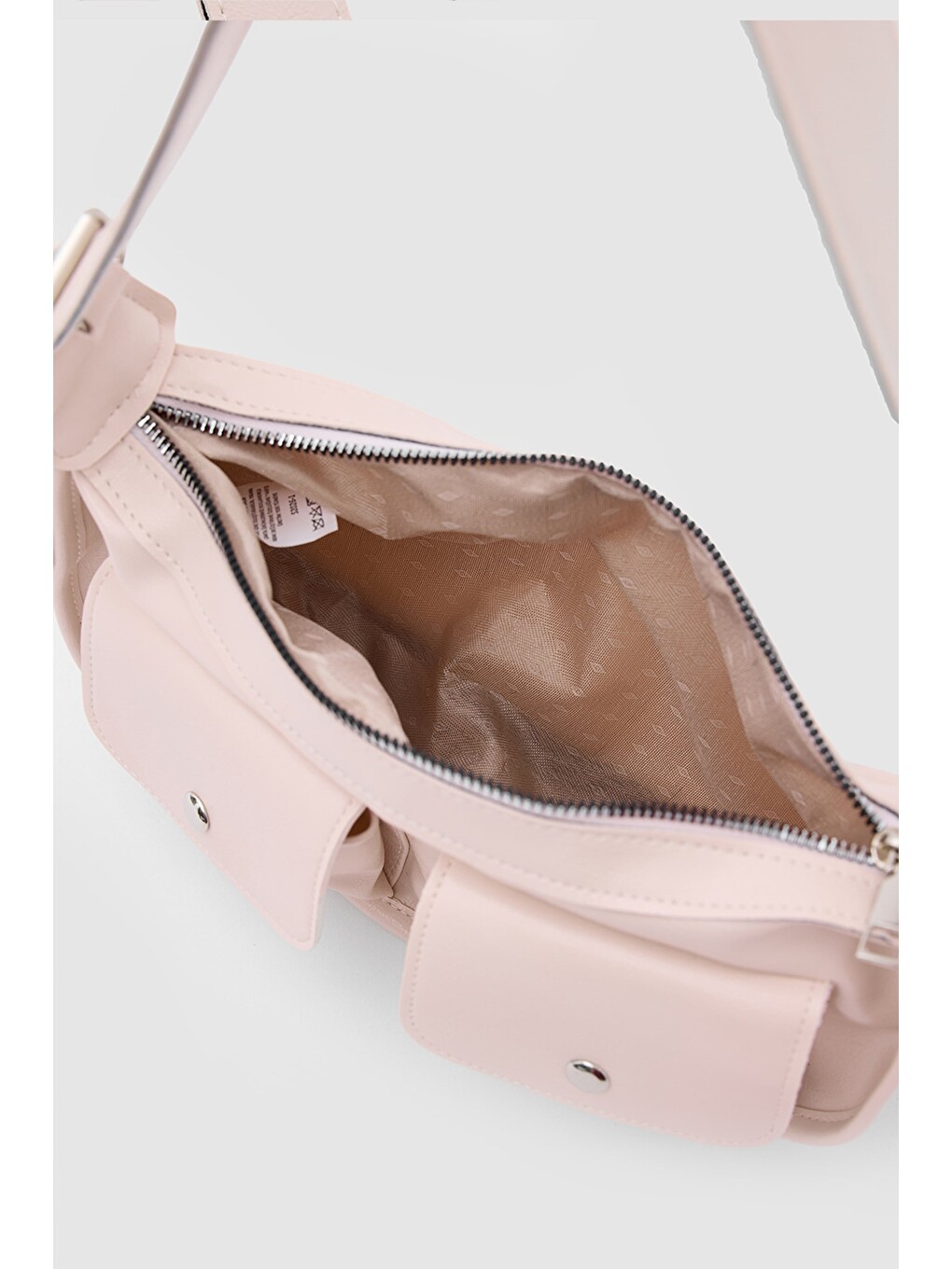 Diana Vintage Baget Çanta Pudra Pembe-4