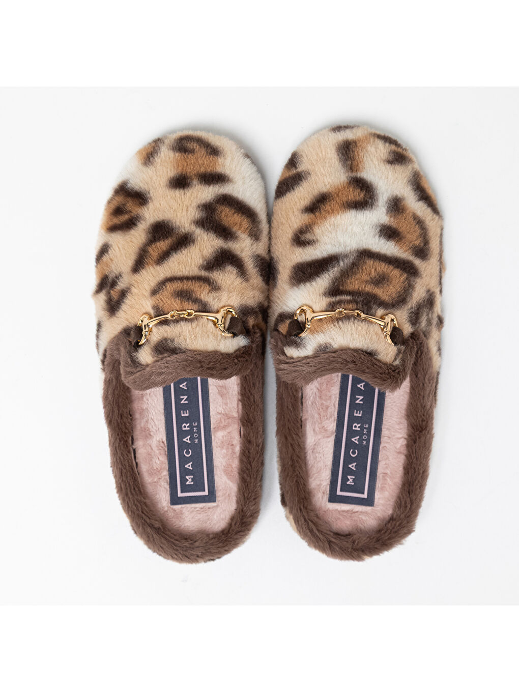 Karışık Kadın Ev Terliği ANAI146-MK LEOPARDO Camel-6