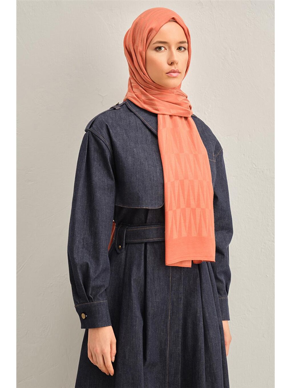 Turuncu Trend Lyon Şal 3 247316