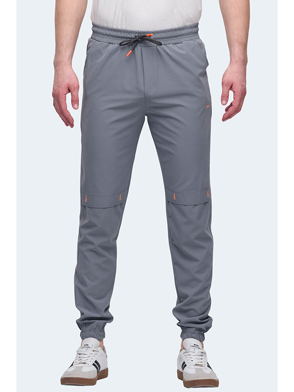 NADJA Erkek Cepli Dar Paça Koyu Gri Jogger Eşofman Altı-1