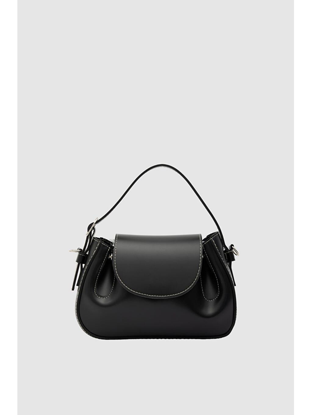 Lover Oval Çapraz Çanta Siyah