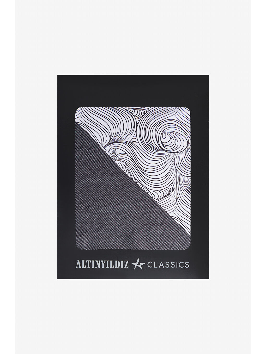 Erkek Siyah-Beyaz Mendil-1