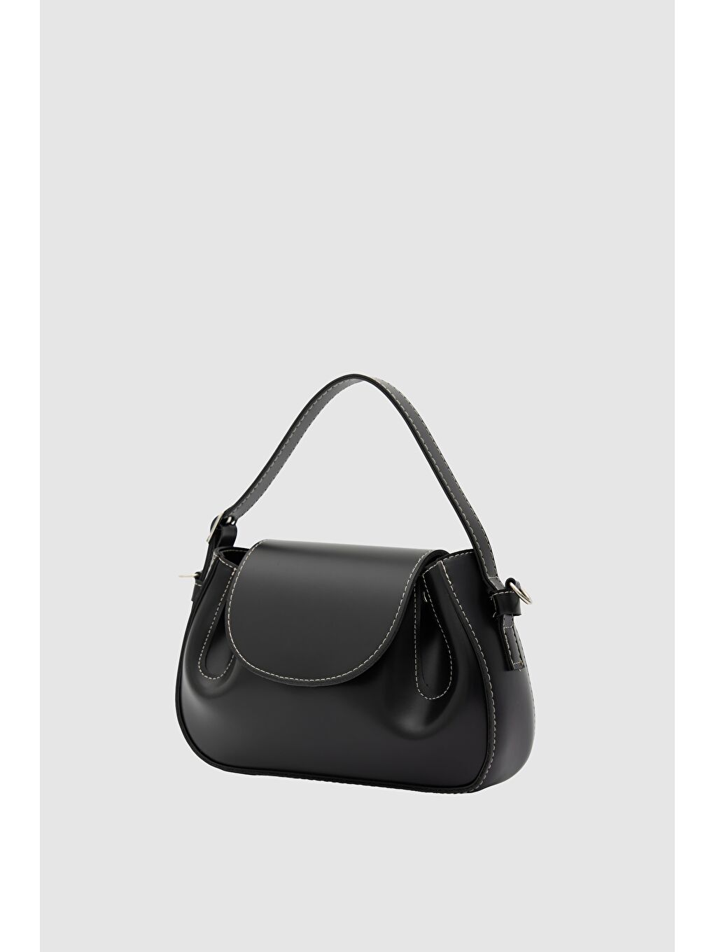 Lover Oval Çapraz Çanta Siyah-2