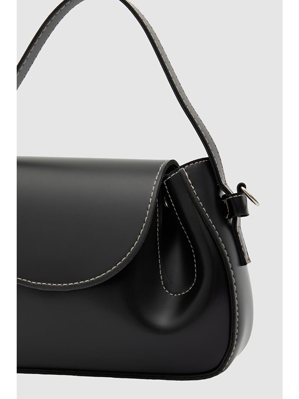 Lover Oval Çapraz Çanta Siyah-3