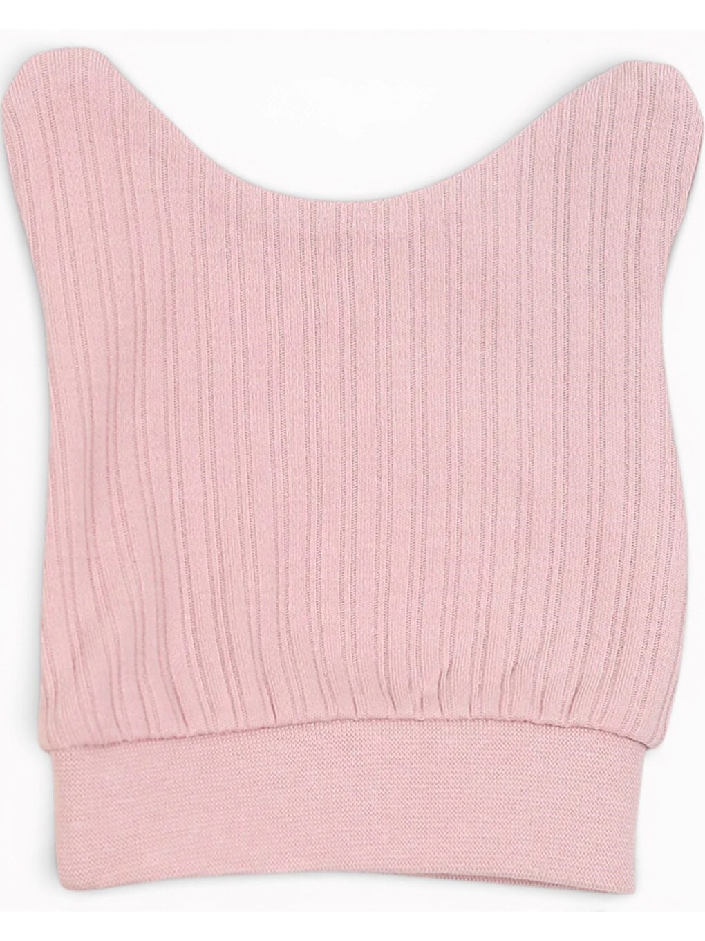 Pembe Kız Bebek %100 Pamuklu Süzene Lale Nakışlı Şapkalı, Kendinden Eldivenli 3'lü Zıbın Takımı-1