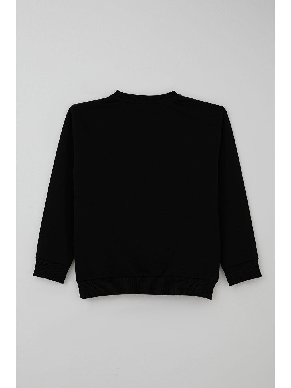 Erkek Çocuk Eşofman Takımı Yazı Baskılı Pantolonu Parça Detaylı Siyah (5-10 Yaş)-5