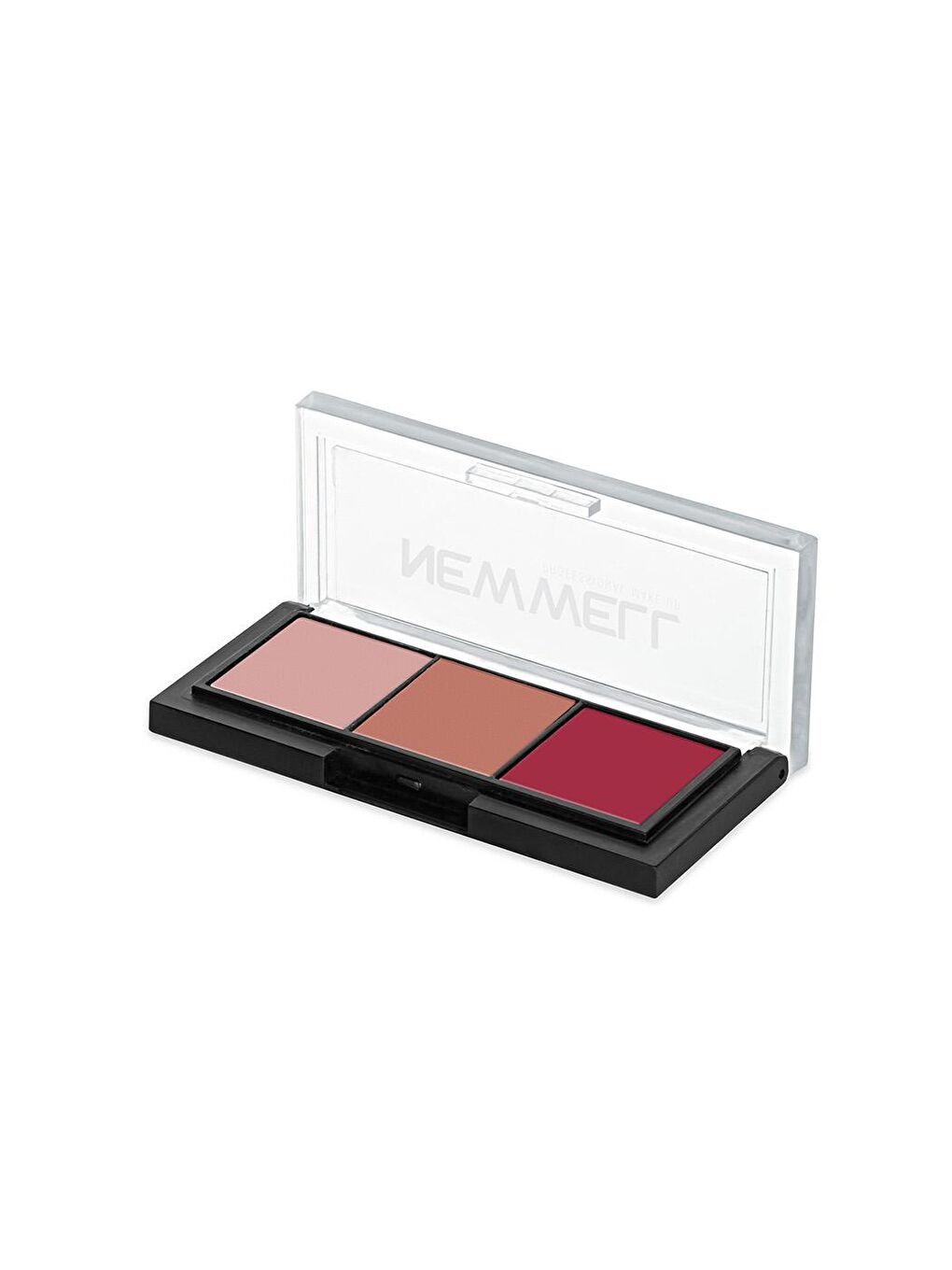 New Well Bordo-Turuncu Porcelain Make Up 3lü Far Paleti No:02 - 1