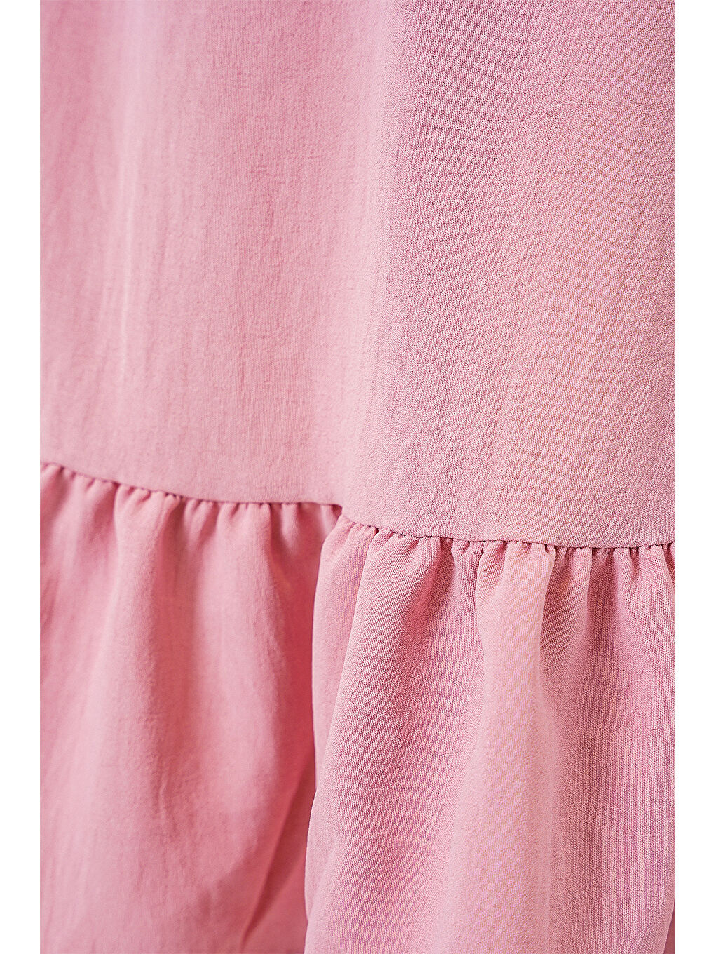 Pembe Kadın Ayrobin Mini Etek 8054 - Pudra-5