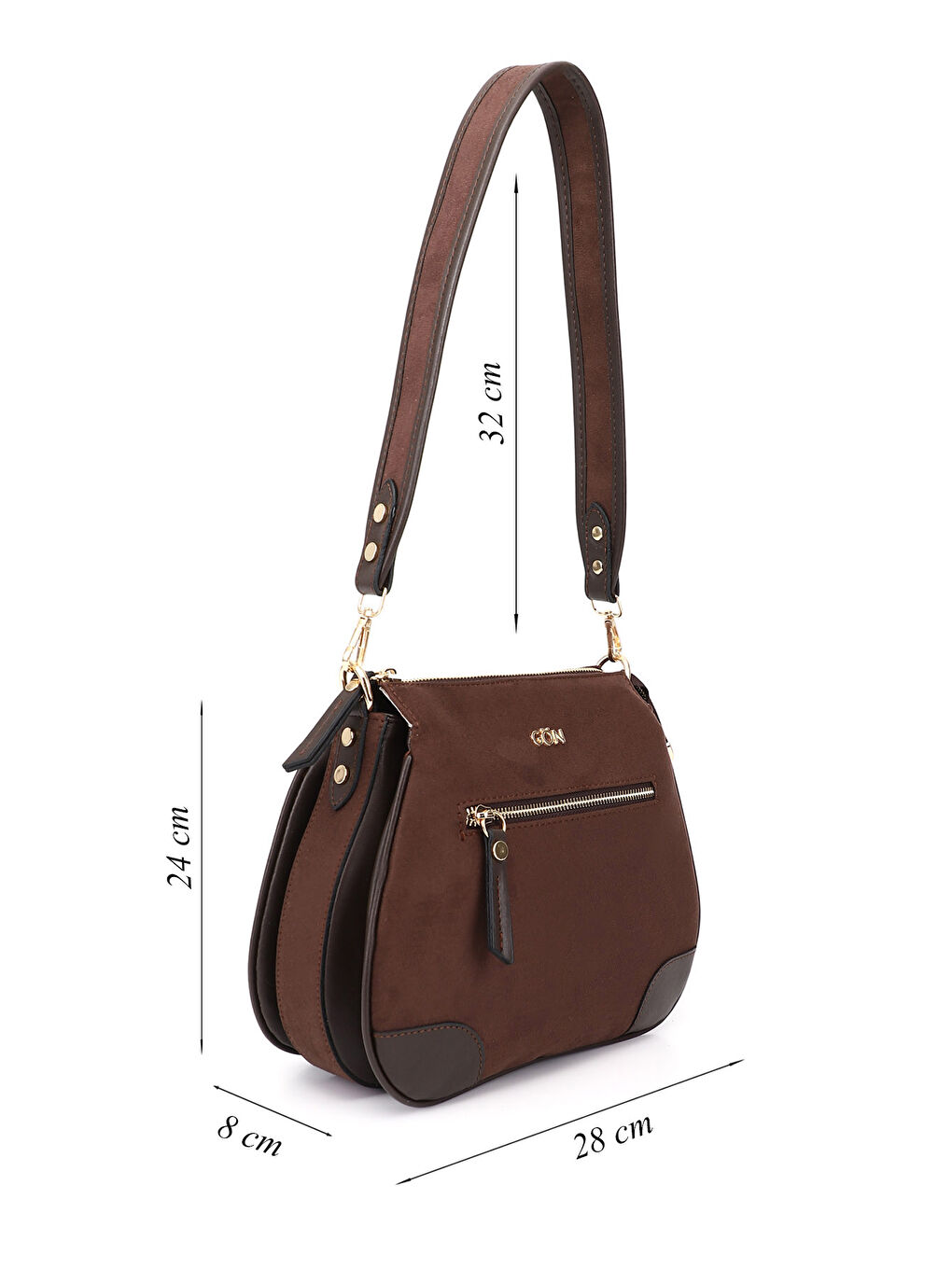 Kahverengi Kadın AÇIK KAHVERENGİ Uzun Askılı Omuz Çantası-1