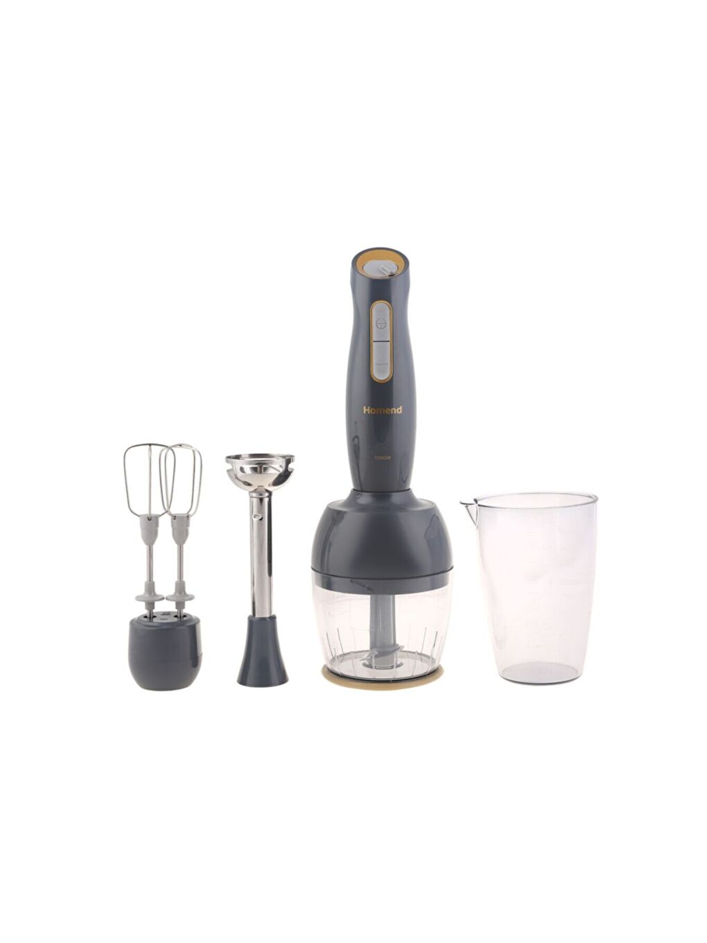 Handmaid 1962h Blender Set Antrasit Gold 1000W-1