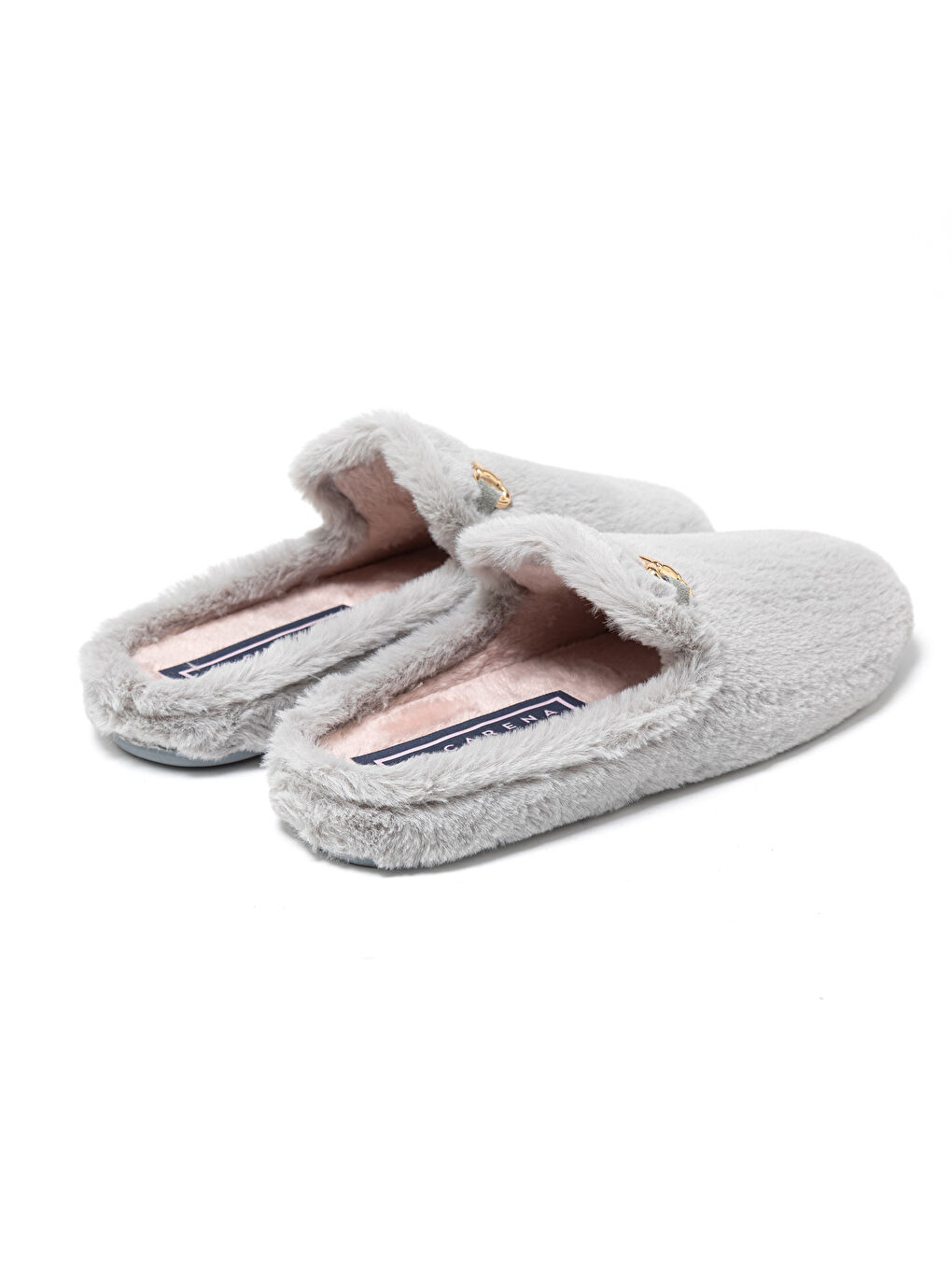 Gri Kadın Ev Terliği ANAI146-MK GROSETO-3