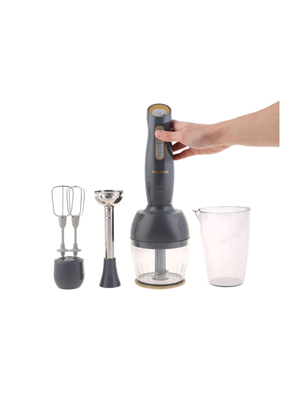 Handmaid 1962h Blender Set Antrasit Gold 1000W-2