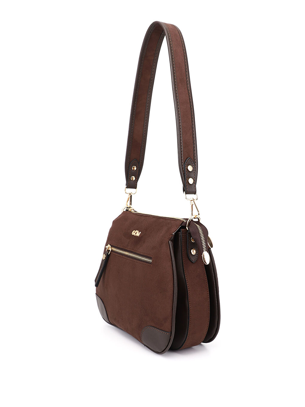 Kahverengi Kadın AÇIK KAHVERENGİ Uzun Askılı Omuz Çantası-2