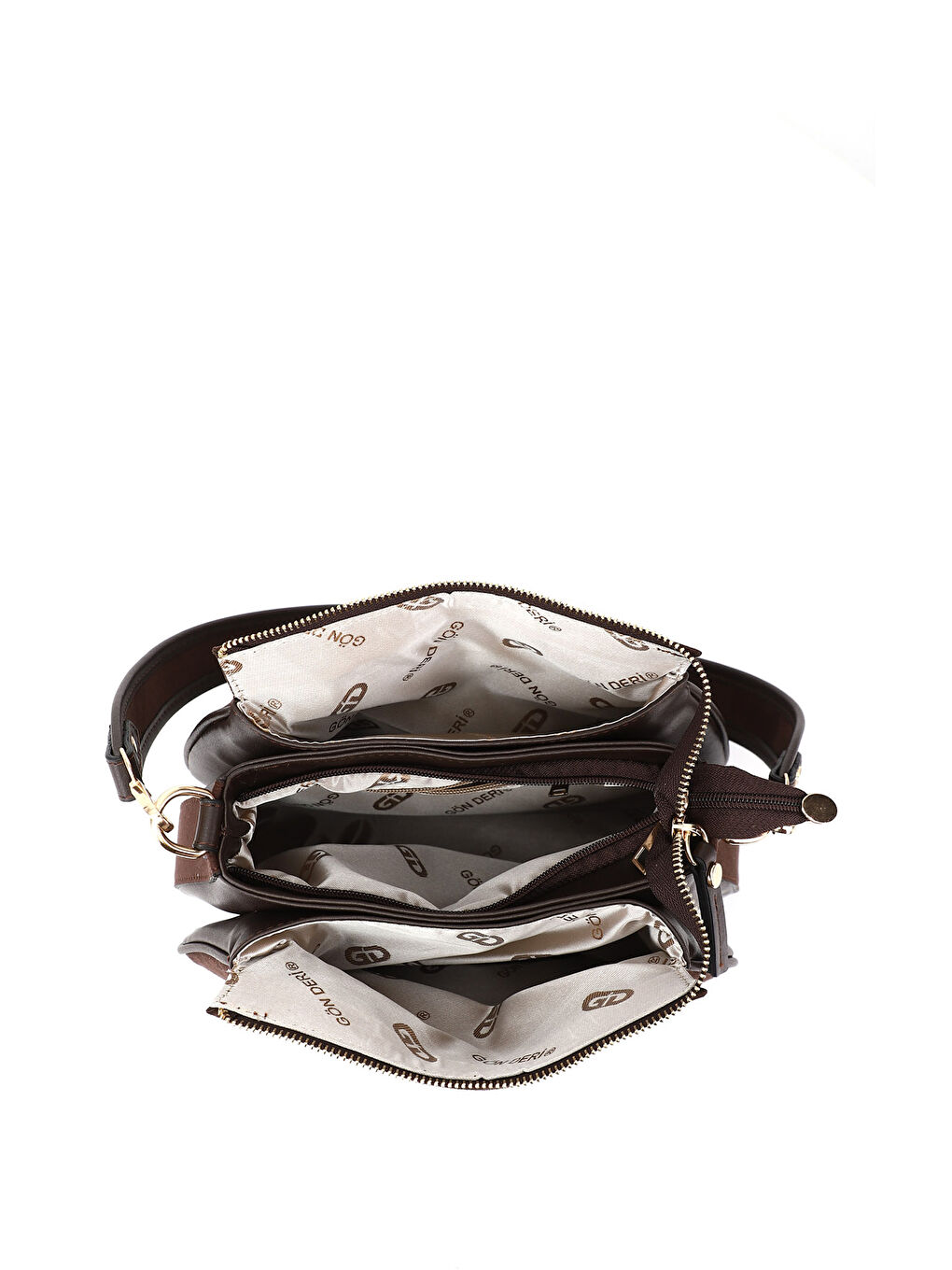 Kahverengi Kadın AÇIK KAHVERENGİ Uzun Askılı Omuz Çantası-4