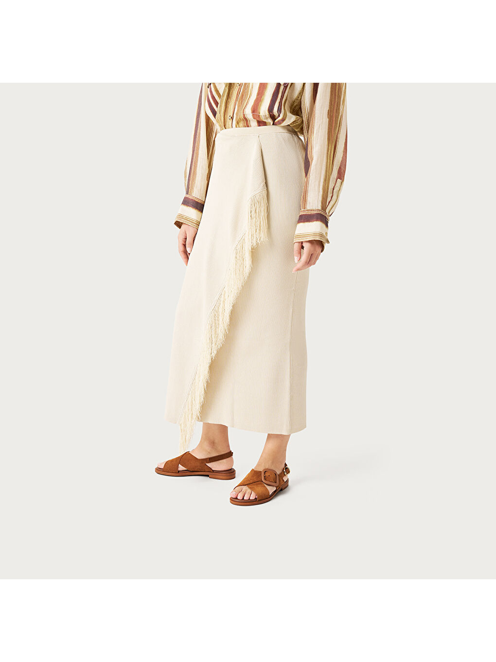 Kahverengi Kadın Sneaker 85B6 VELOUR-S-5