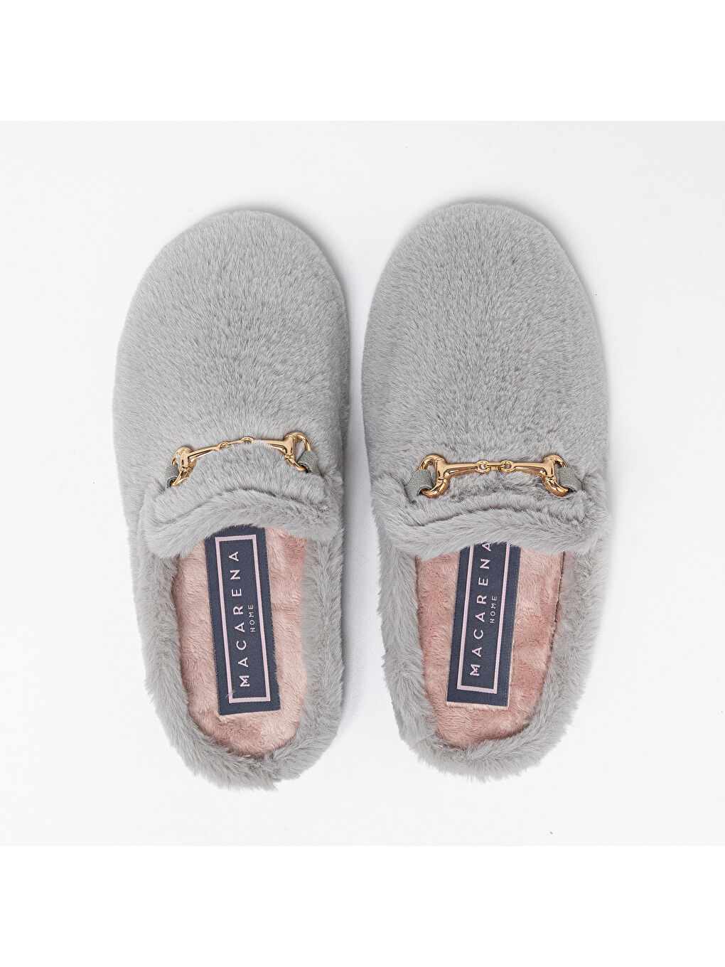 Gri Kadın Ev Terliği ANAI146-MK GROSETO-6