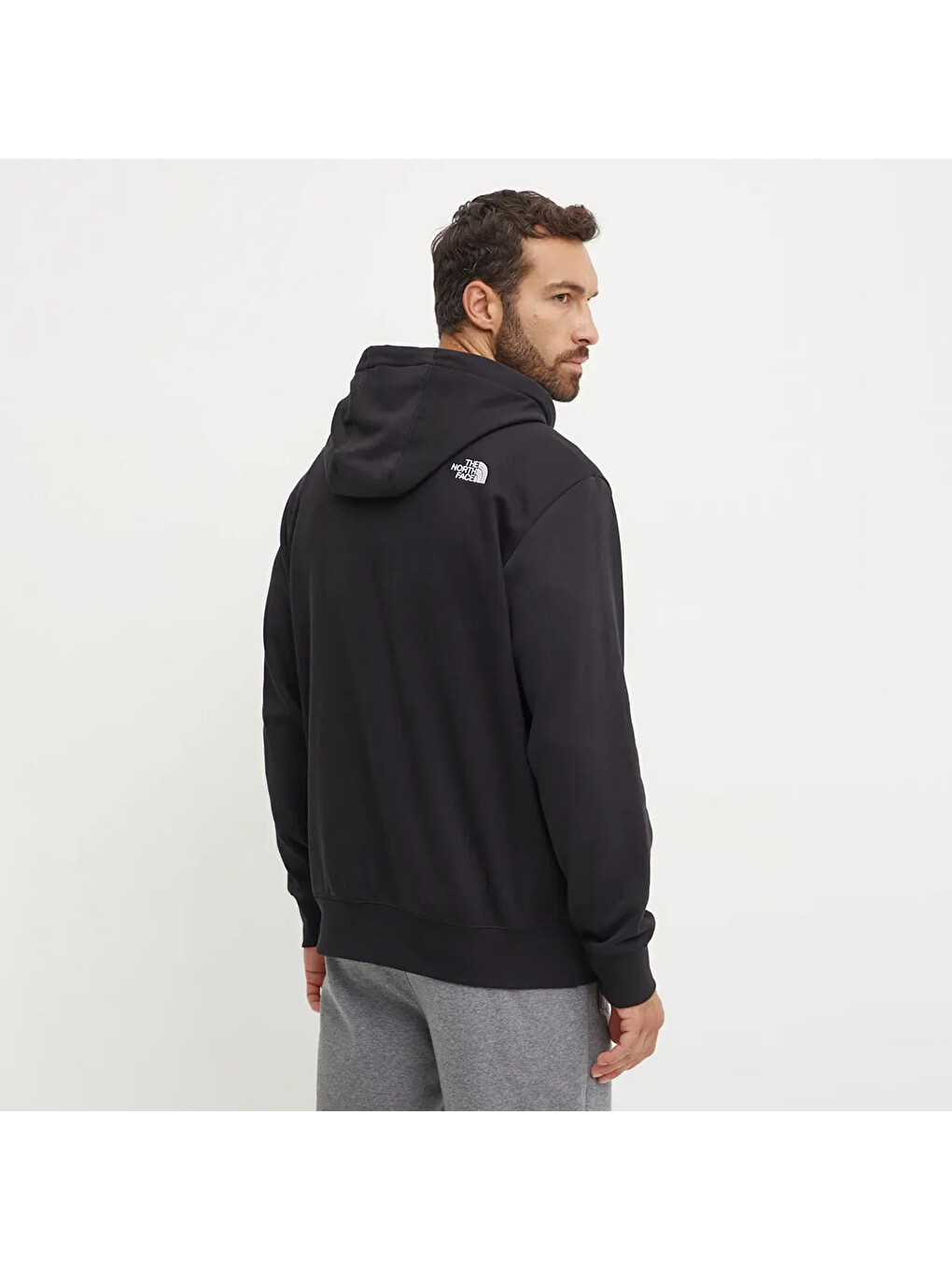 Essential Relaxed Erkek Siyah Sweatshirt-1