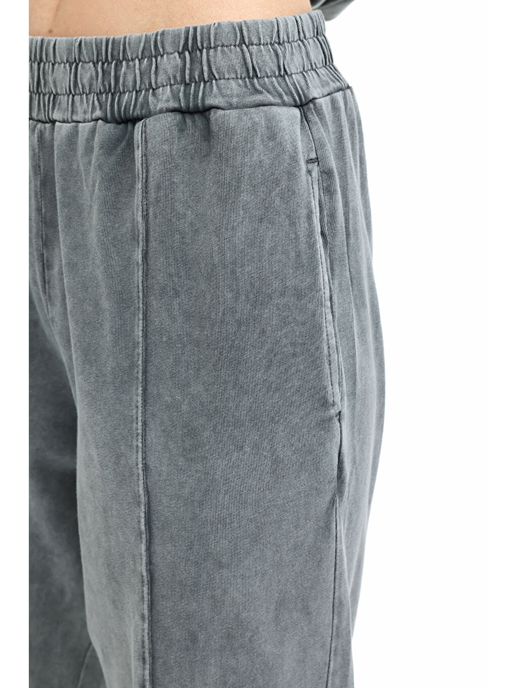 Gri WL FREYA 22SY787 5PR Antrasit Kadın Eşofman Altı-3