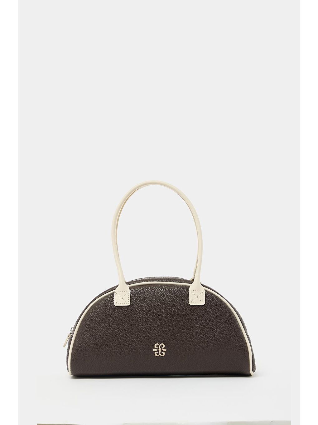 Retro El Ve Omuz Çantası Kahverengi