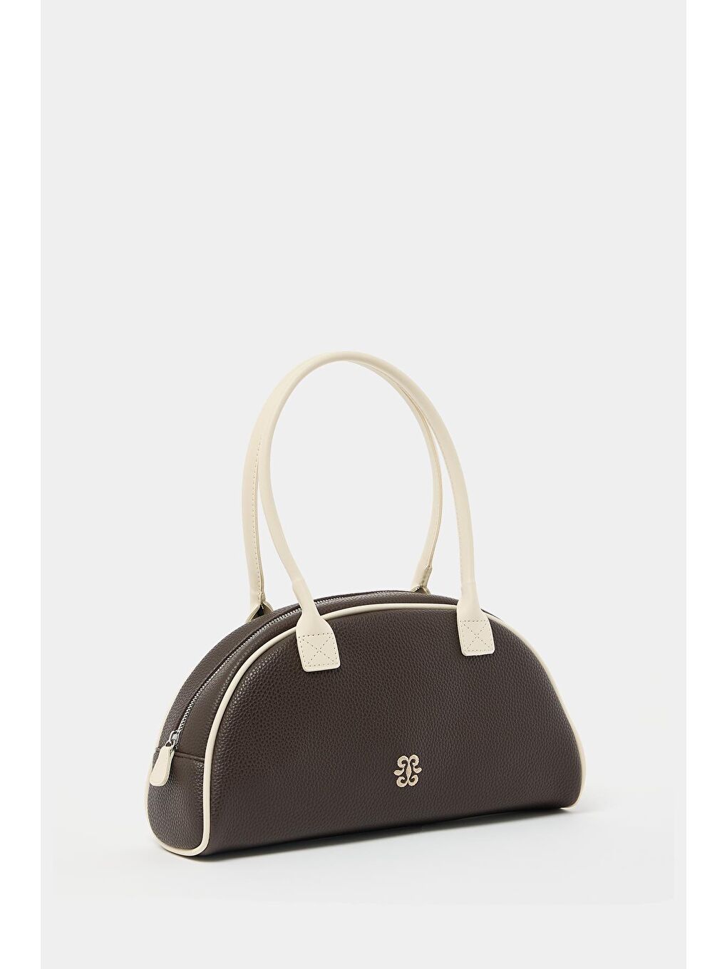 Retro El Ve Omuz Çantası Kahverengi-1