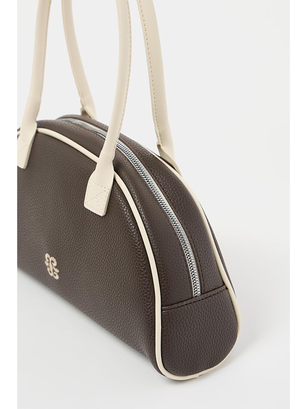 Retro El Ve Omuz Çantası Kahverengi-2