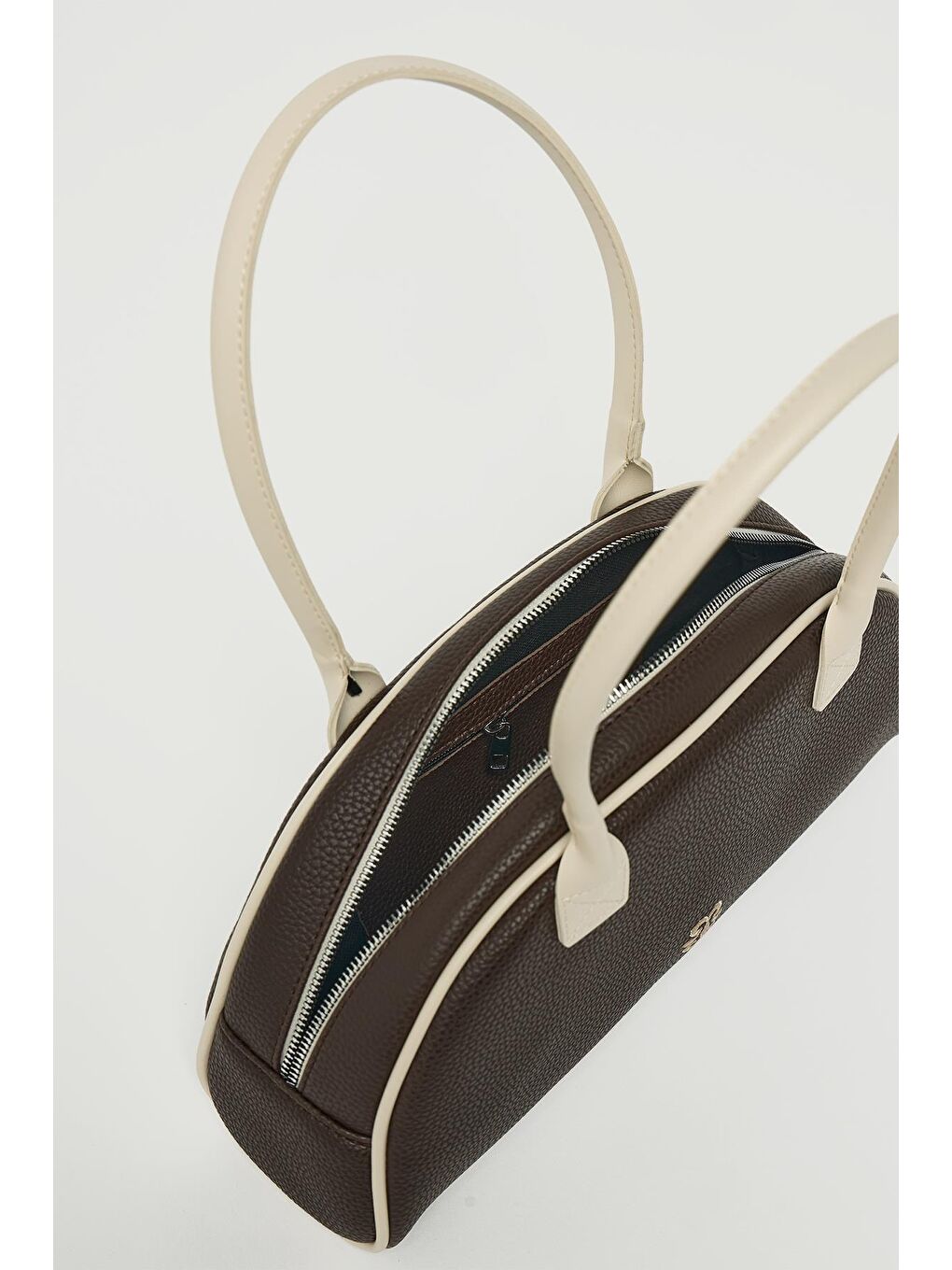 Retro El Ve Omuz Çantası Kahverengi-4