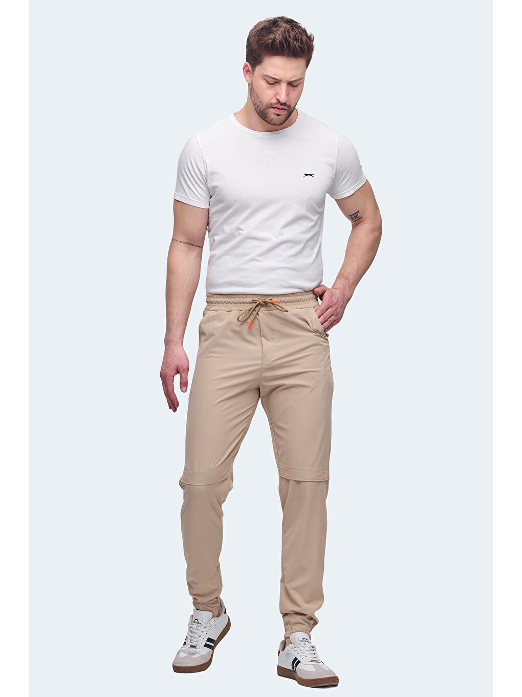 SLAZENGER NADJA Erkek Eşofman Altı Bej - 3
