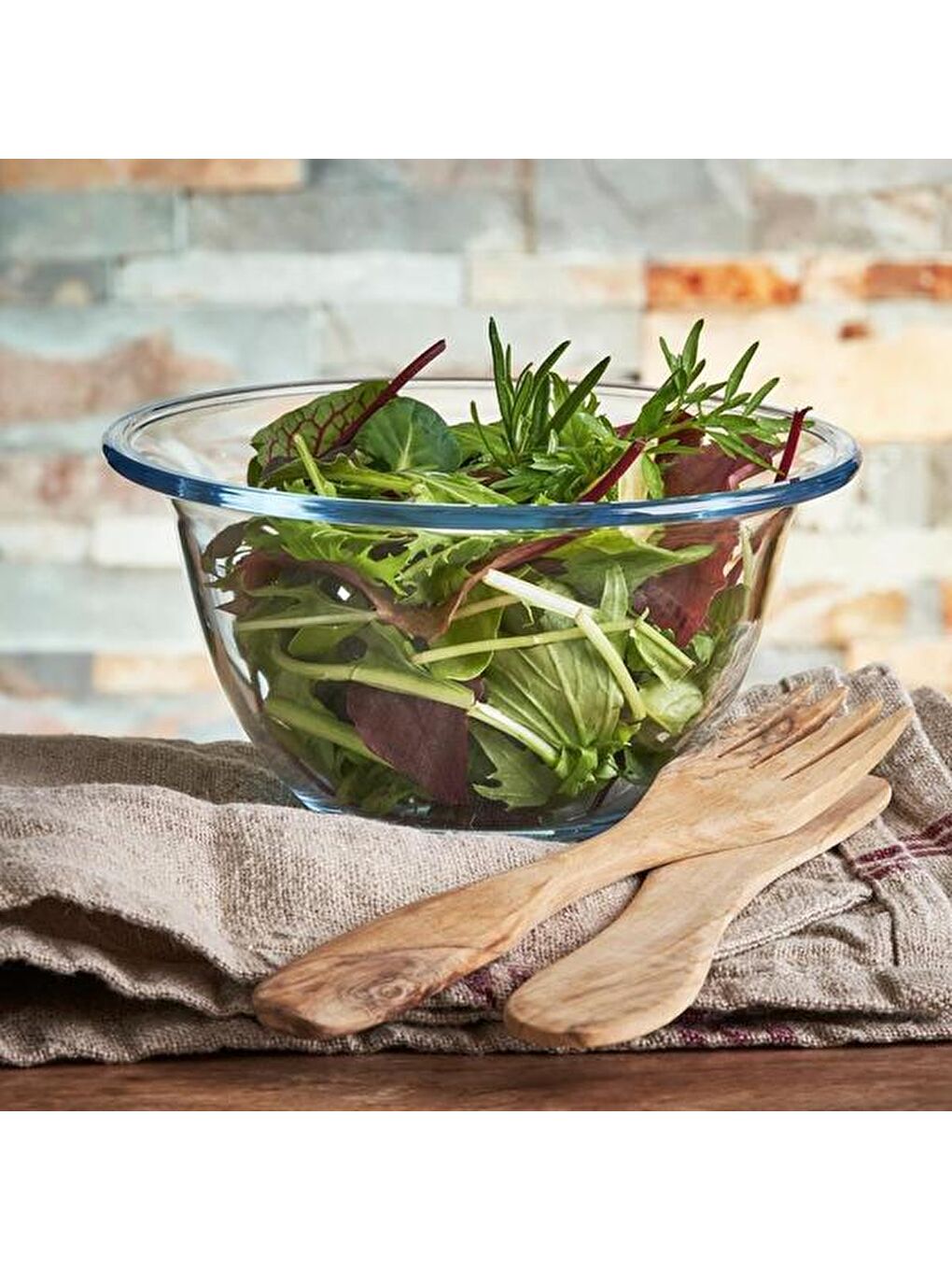 Renksiz 59514 Çok Amaçlı Kase Borcam - 22 cm-3