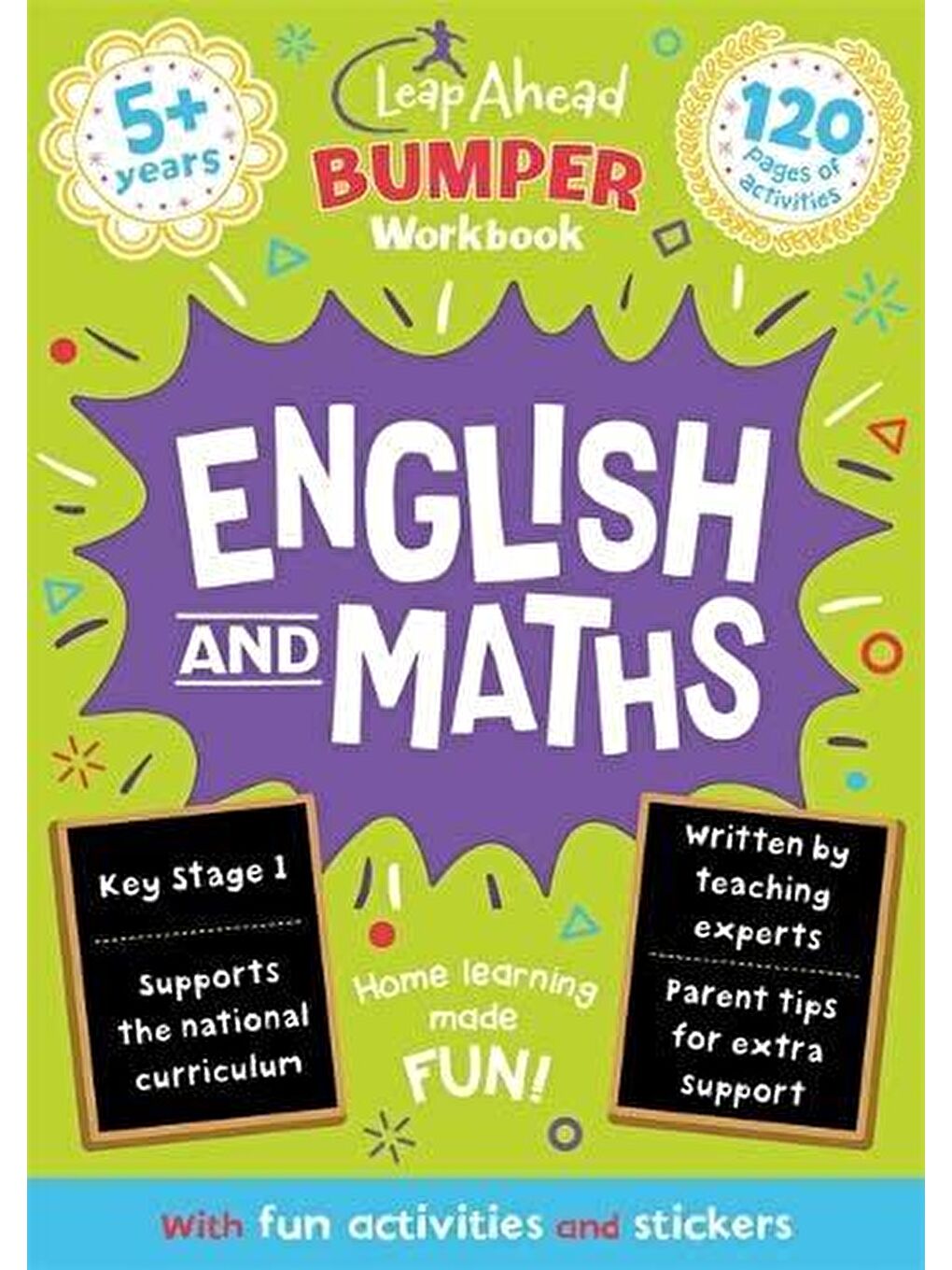 Leap Ahead Bumper Workbook: English and Maths (5+)
