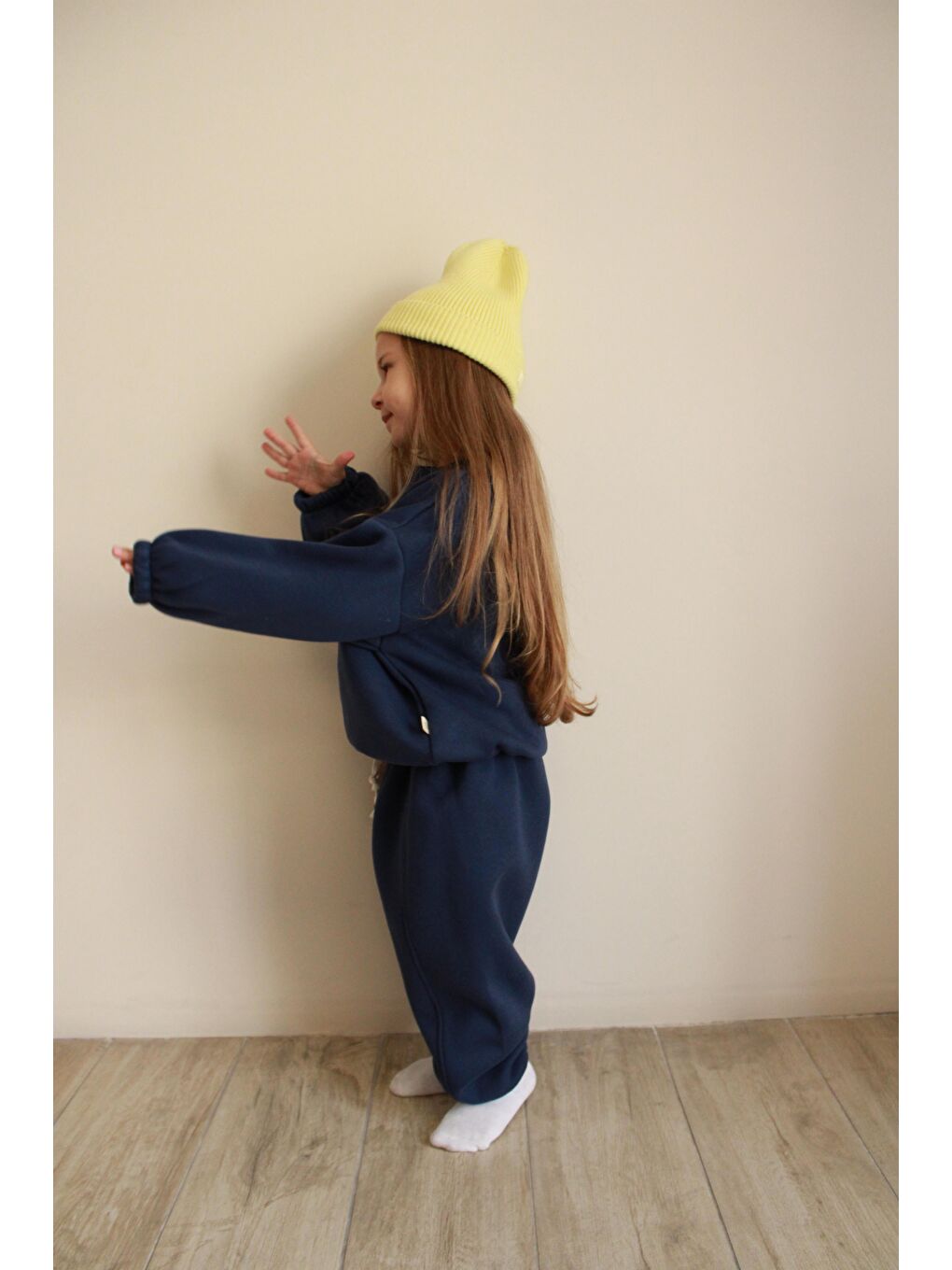 İndigo Dağ Nakışlı Çocuk Alt Üst Takım-6