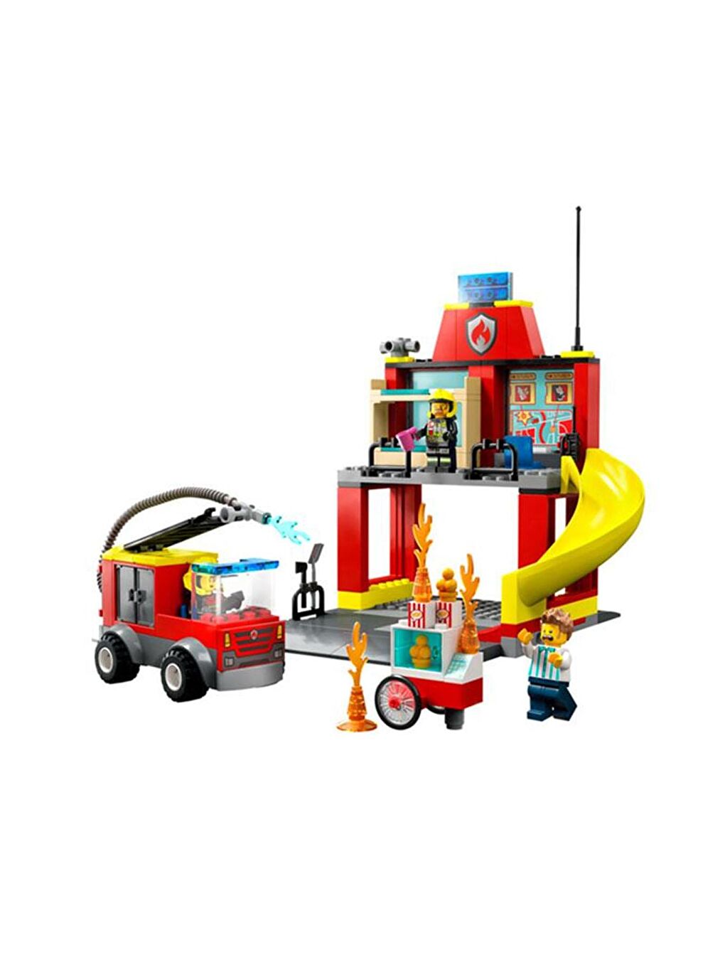 Lego Karışık City İtfaiye Merkezi ve İtfaiye Kamyonu 60375