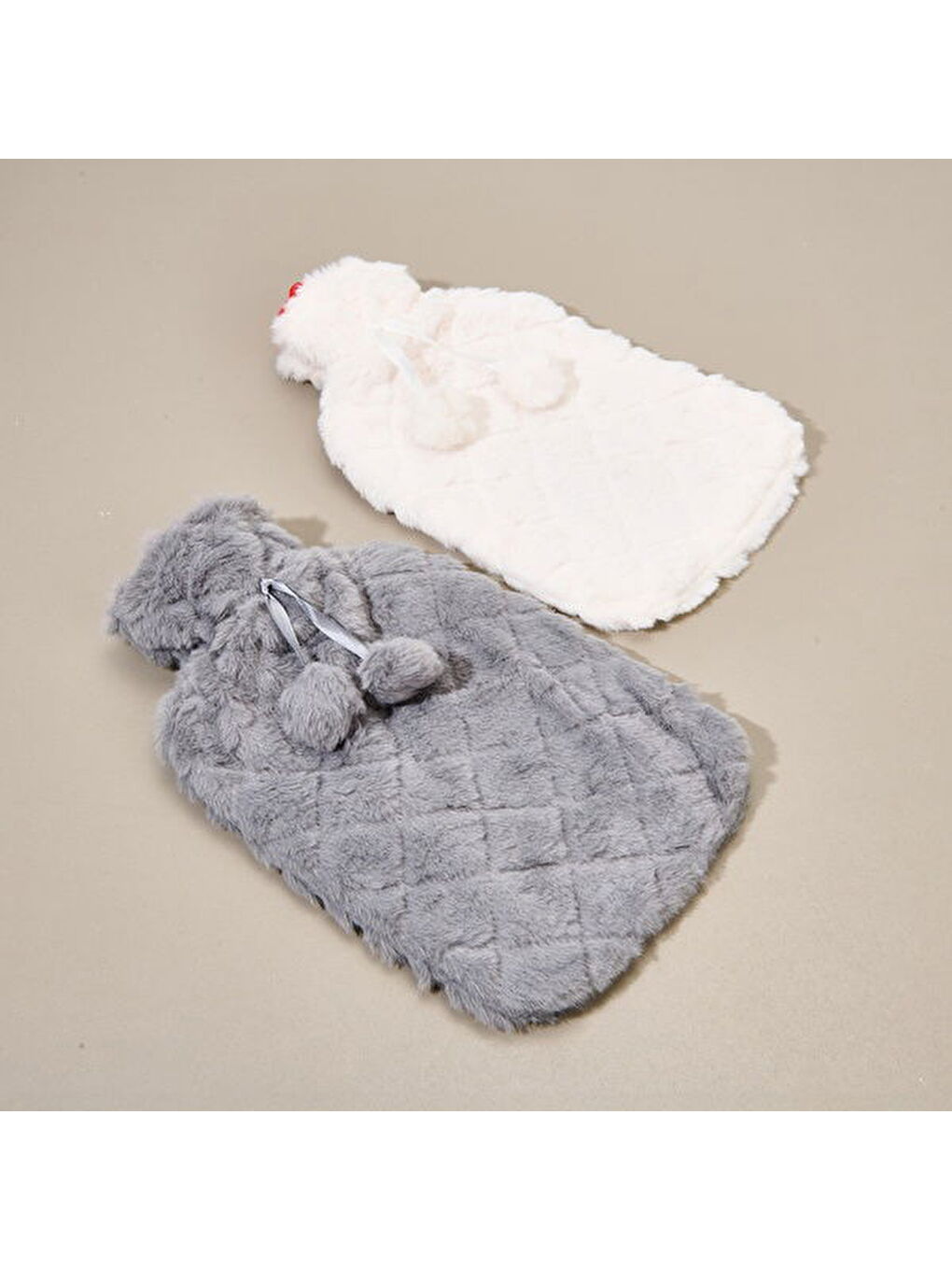 Living Elmas Ponponlu Sıcak Su Torbası - Asorti - 2 lt-2