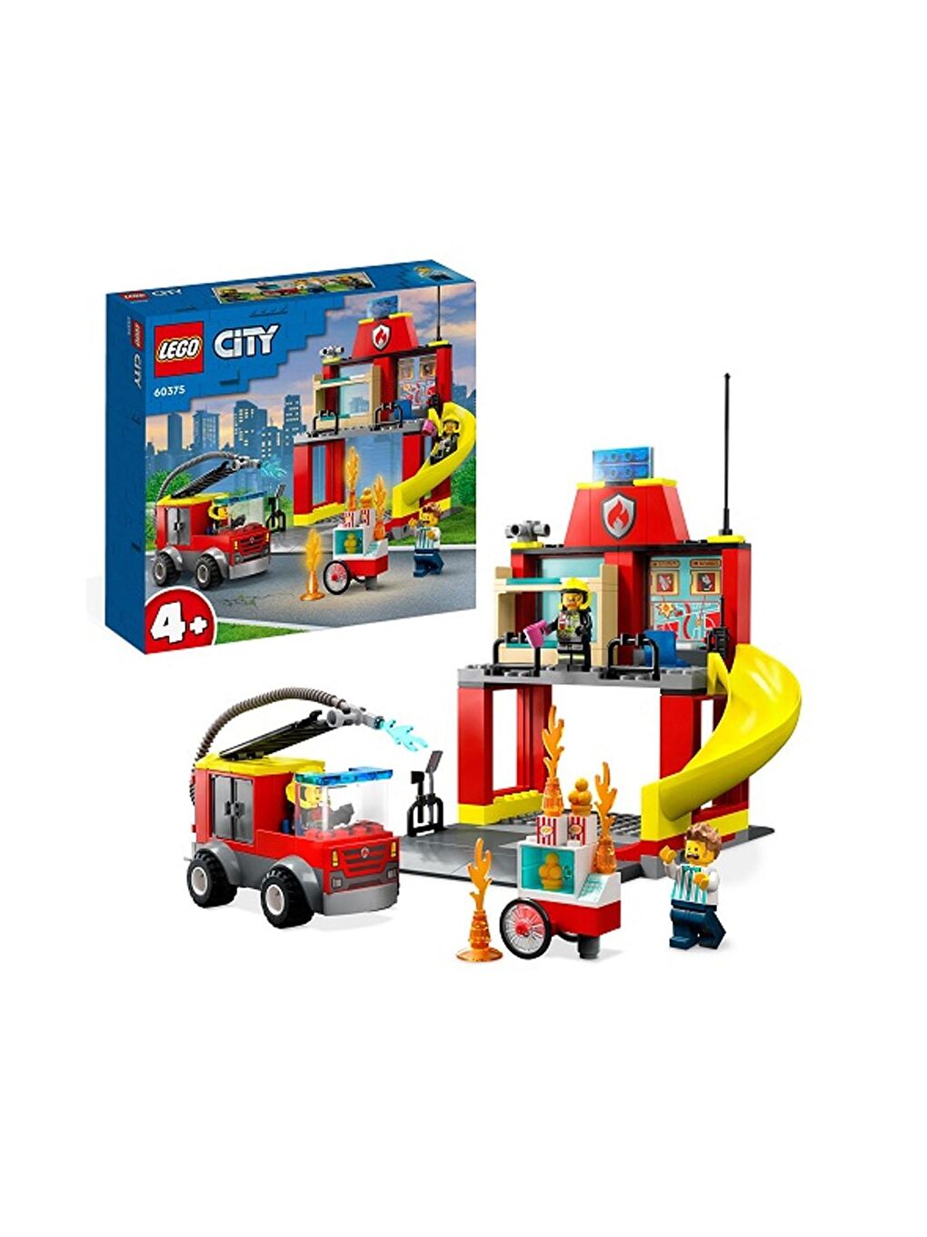 Lego Karışık City İtfaiye Merkezi ve İtfaiye Kamyonu 60375 - 1