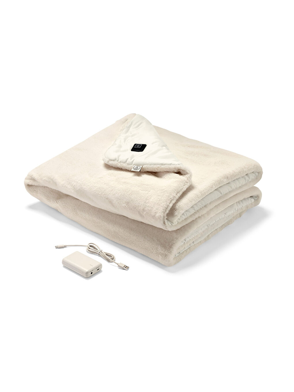 Ekru Isıtmalı Panço, Pilli-1