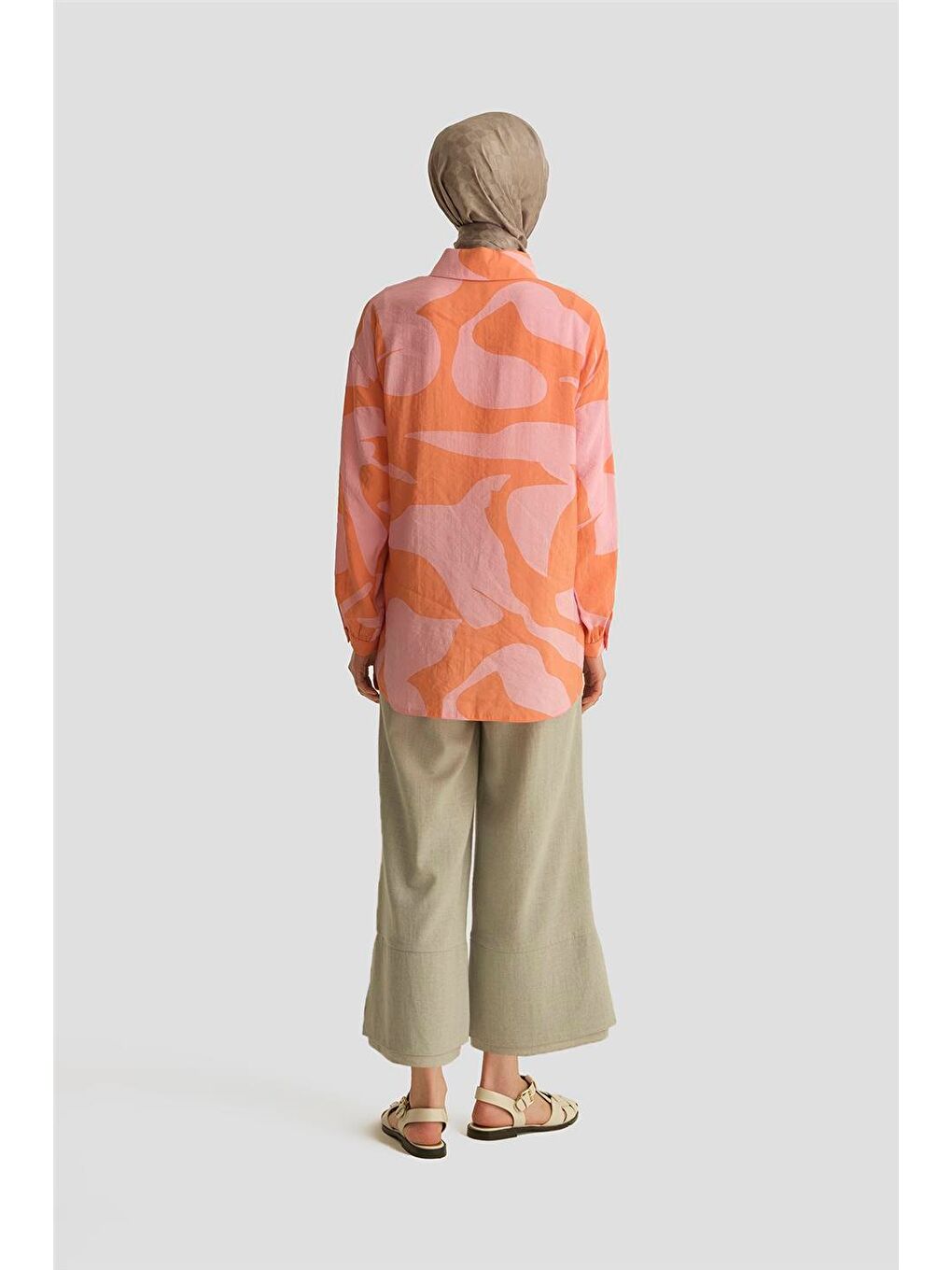 Desenli Tunik 25Yt487 Pembe-4