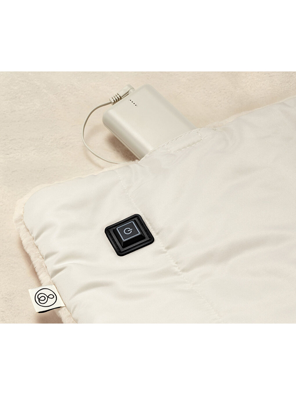 Ekru Isıtmalı Panço, Pilli-2