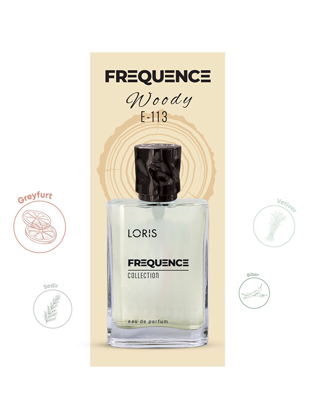 E-113 Frequence Erkek Parfüm EDP 50 ML-1