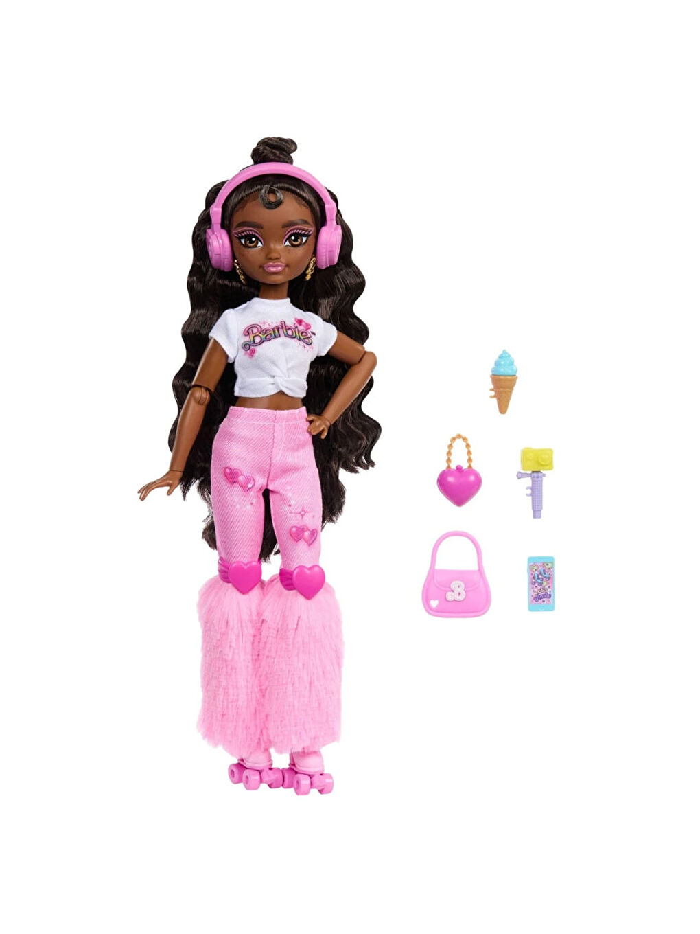 Barbie Dream Besties Paten Partisi Brooklyn Bebek Ve Aksesuarları JFX97-1