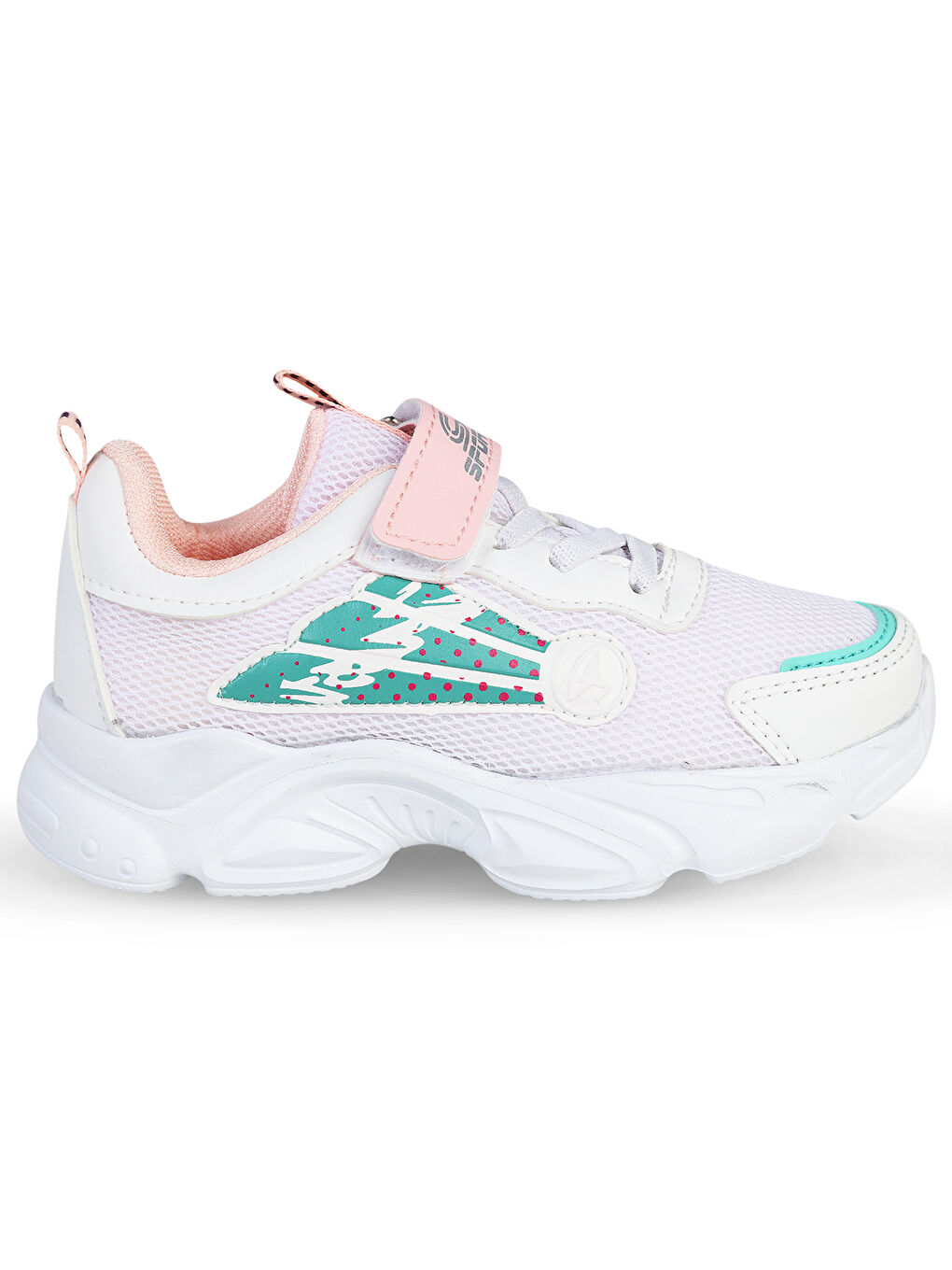 Sport Kız Çocuk Spor Ayakkabı 26-30 Numara Beyaz-Pembe