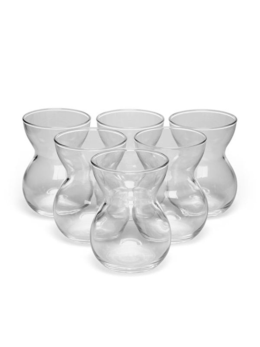 Renksiz 42841 Dantel 6'lı Çay Bardağı - 145 ml-1