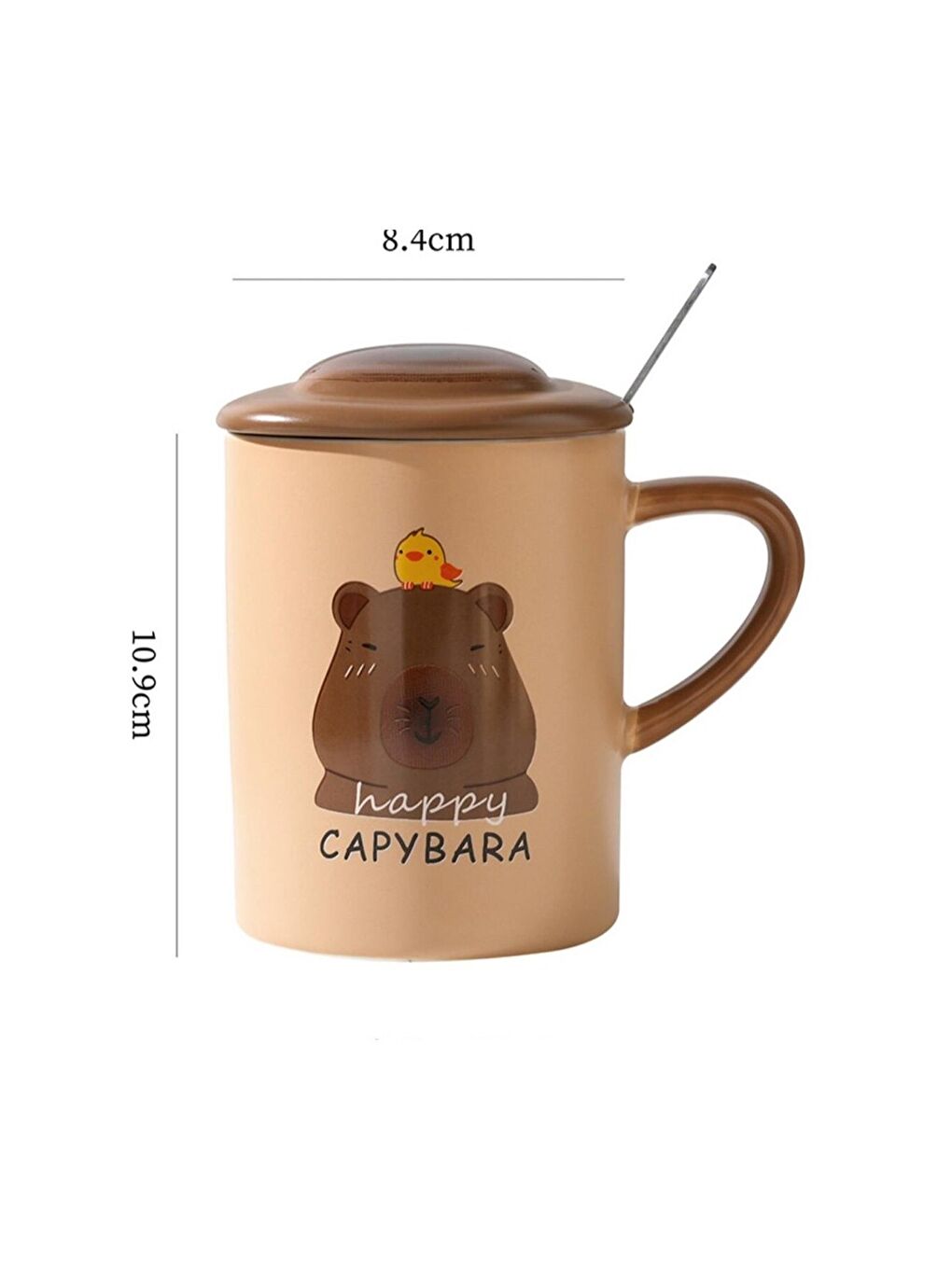 Karışık Brown Temalı Seramik Kupa-1