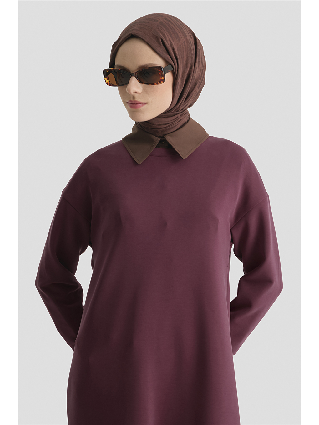 Basic Tunik Bordo-2