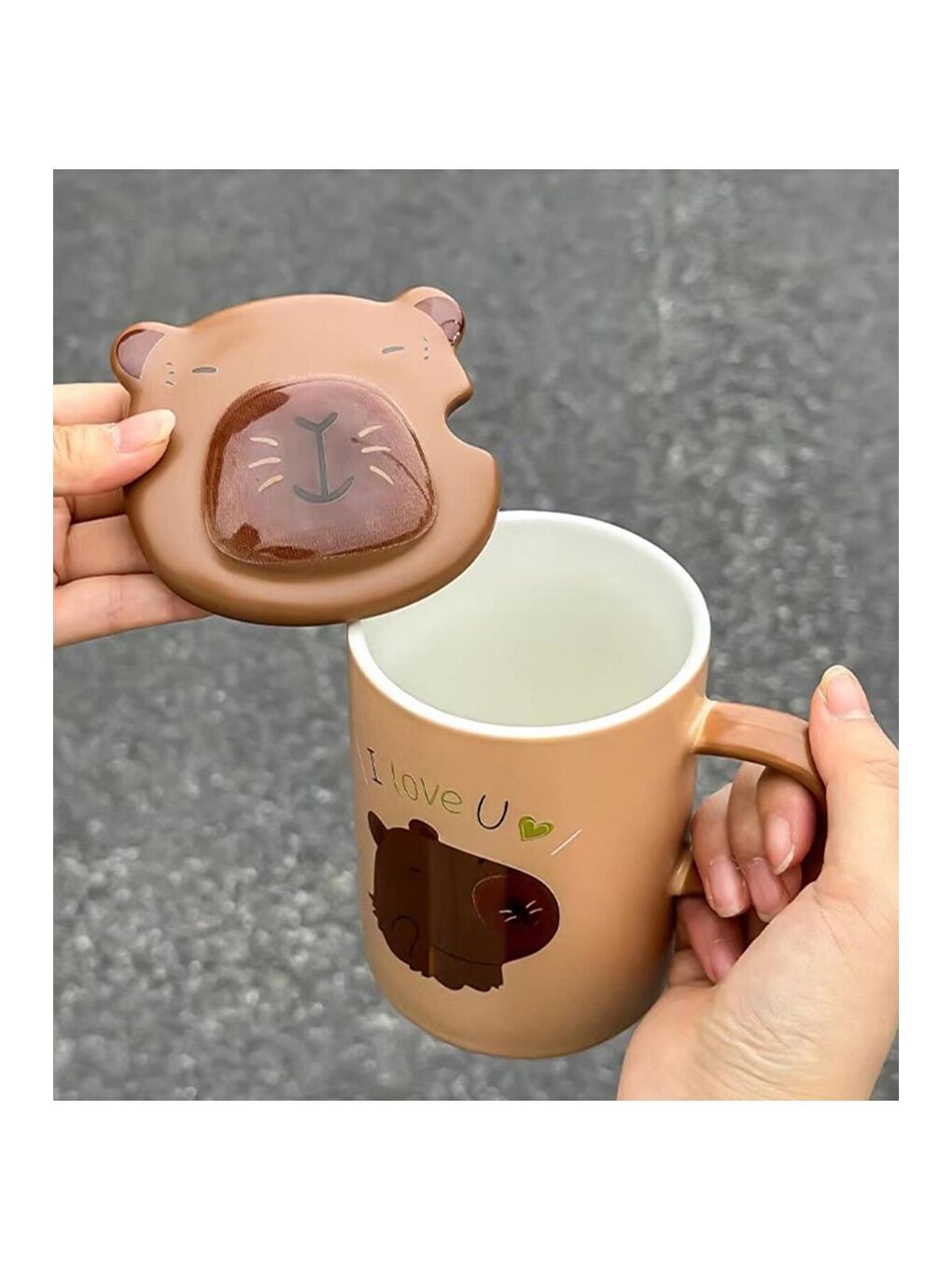 Karışık Brown Temalı Seramik Kupa-3