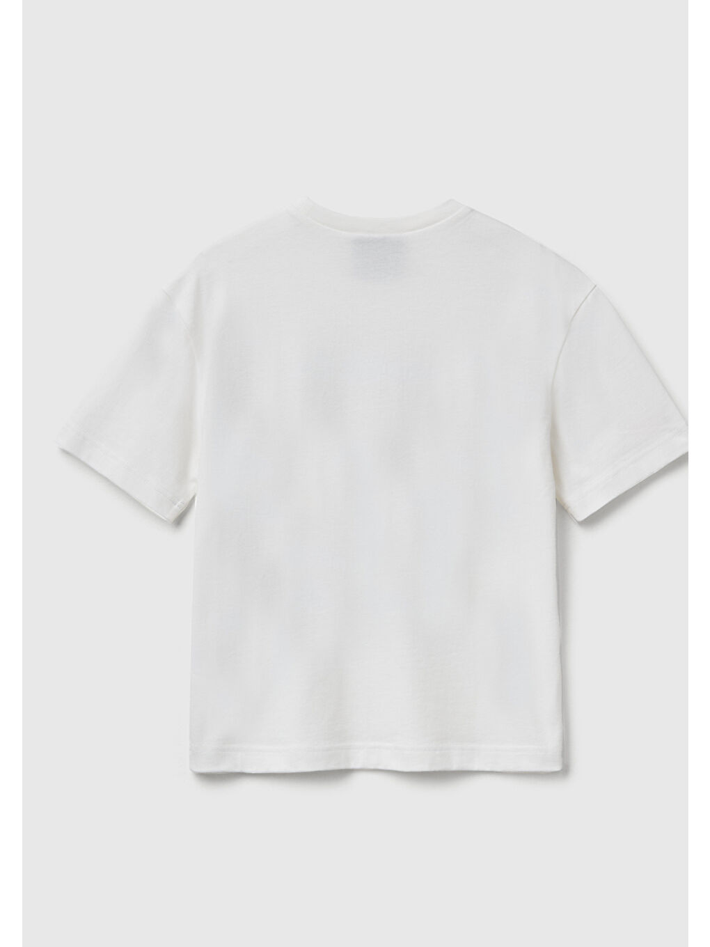 Erkek Çocuk Beyaz %100 Pamuk Stranger Things Ön Baskılı Kısa Kollu T-Shirt-1